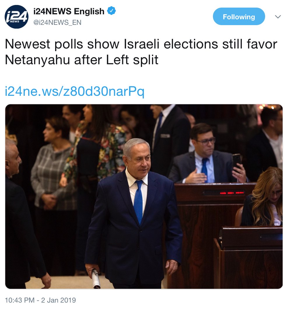 201812NetanyahuElections